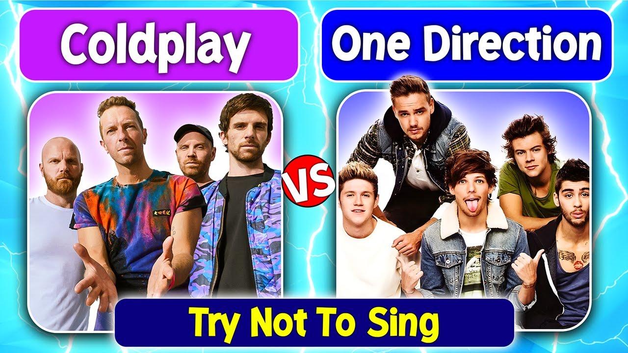 Try Not To Sing 🎤💖 | Coldplay vs One Direction 🙌🎵