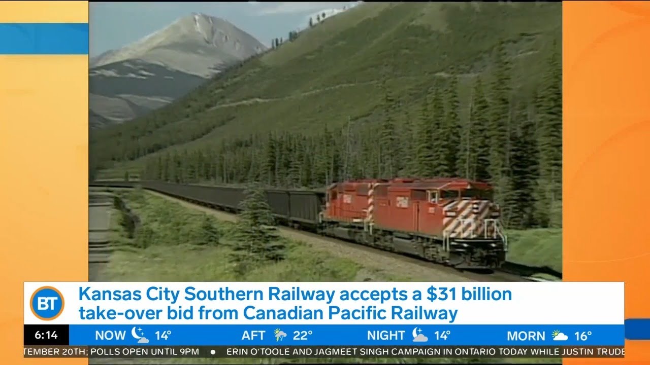 Business Report: CP Rail mega merger, Cineplex lawsuit, September stock struggle