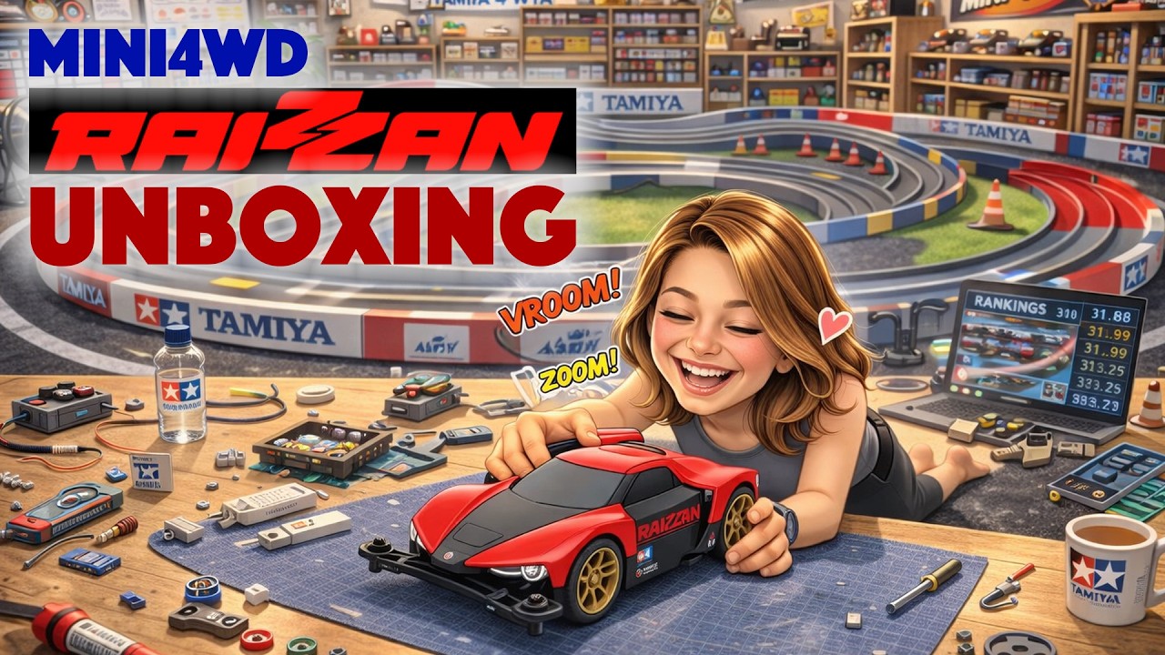 Mini4WD Raizzan Unboxing