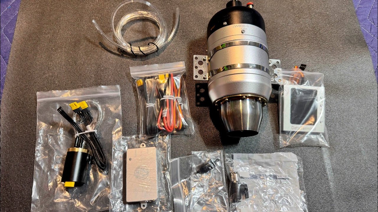 UNBOXING My new Swiwin SW80B turbine - Hangar 9 MB-339 build