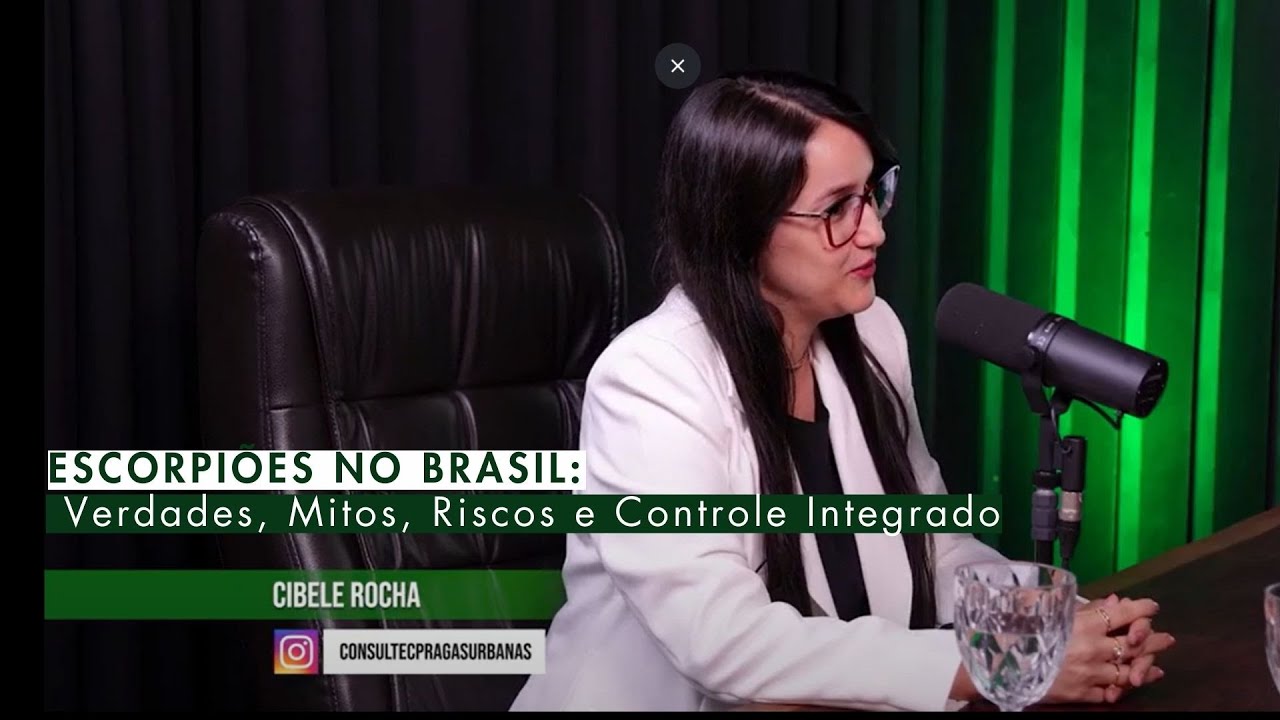 Escorpiões no Brasil: Verdades, Mitos, Riscos e Controle Integrado