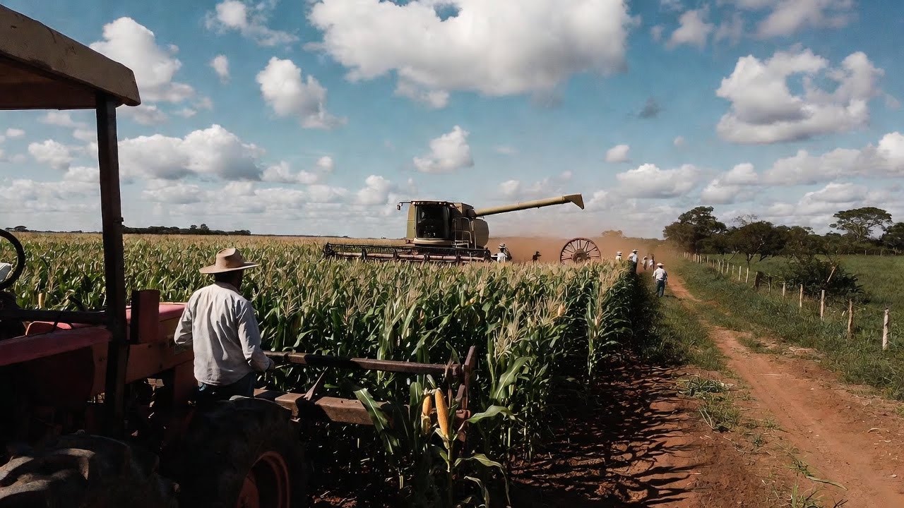 🔴 AO VIVO | Colhendo MILHO na Fazenda 3 Ranchos 🌽🚜 | Farming Simulator (Mapa BR-163 MS)