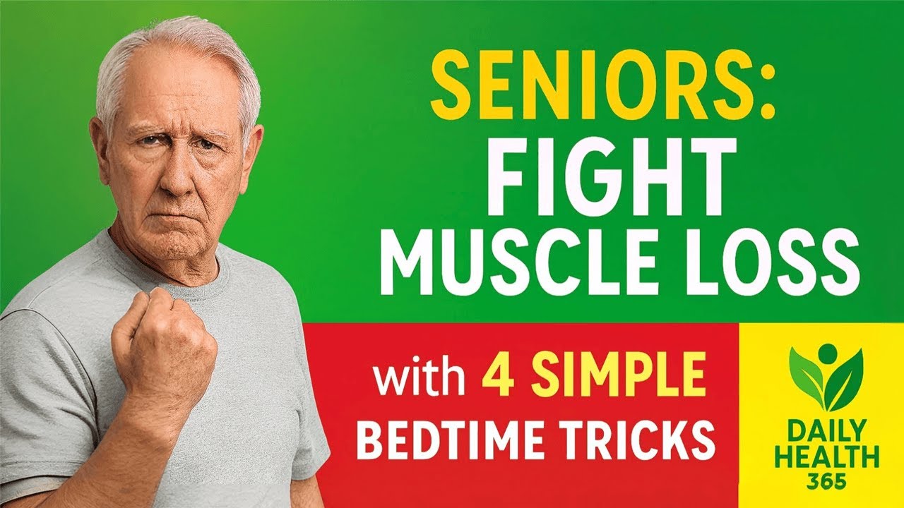 Seniors: Fight Muscle Loss with 4 SIMPLE Bedtime Tricks