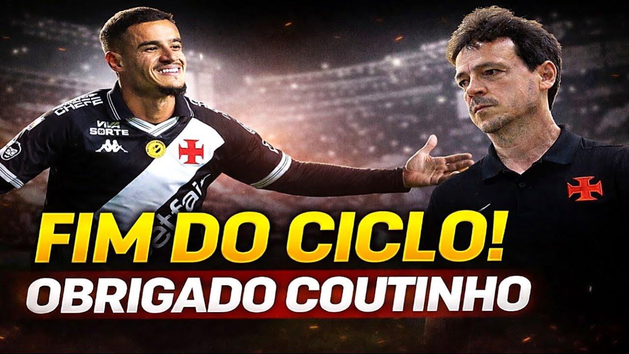 🔴 Coutinho deixa o Vasco. 😢 Fim do ciclo confirmado!