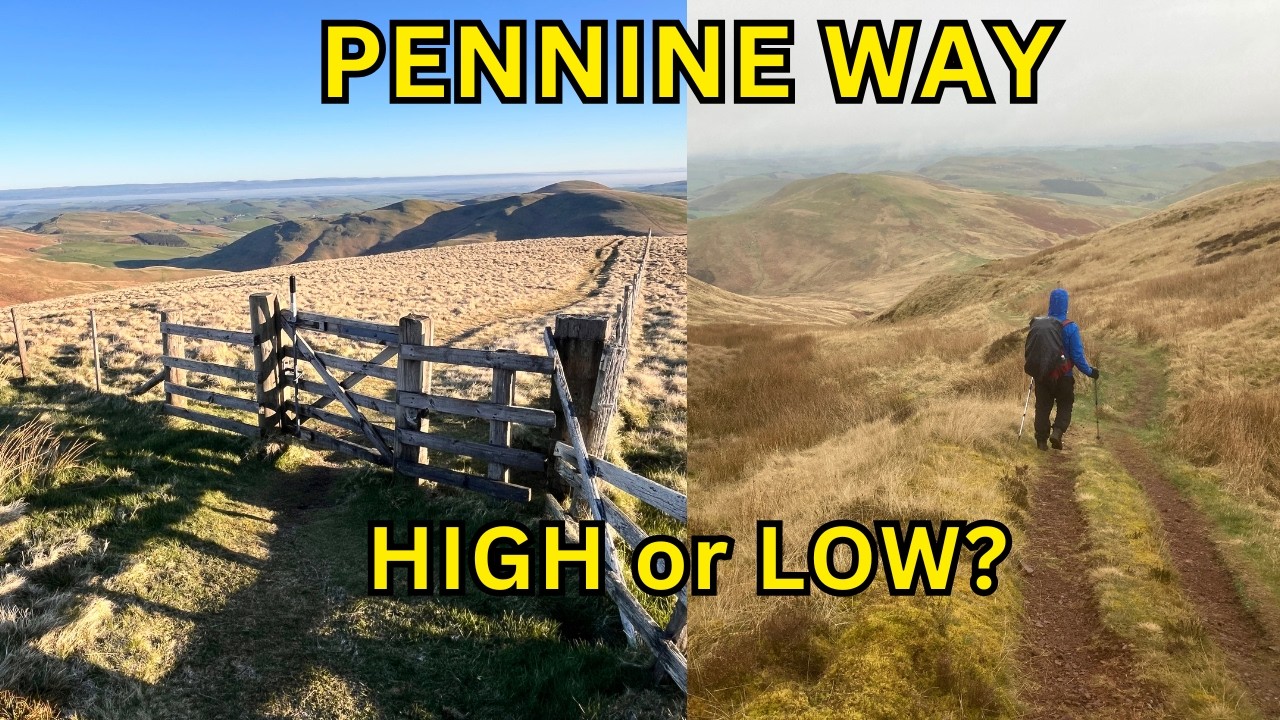 Какой вариант финиша на маршруте Pennine Way лучше? Верхний или нижний маршрут?