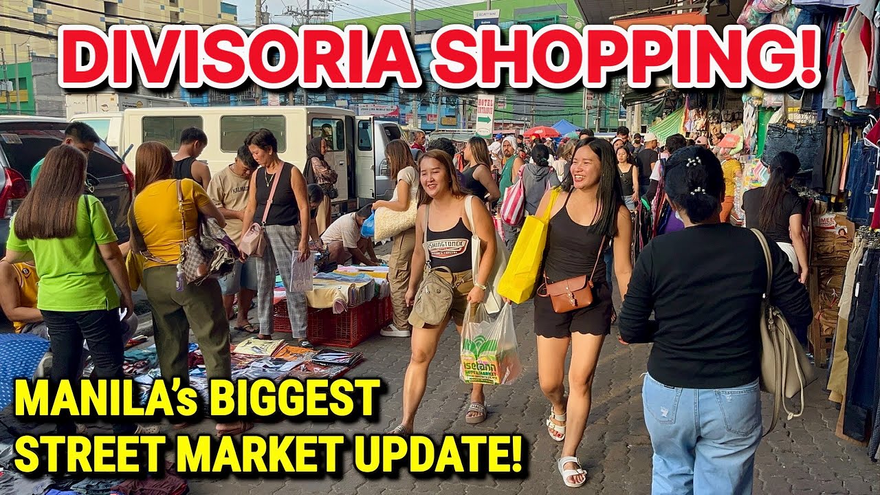 INSANE DIVISORIA CHRISTMAS SHOPPING in MANILA! Philippines BIGGEST & Chaotic Street Market 2025