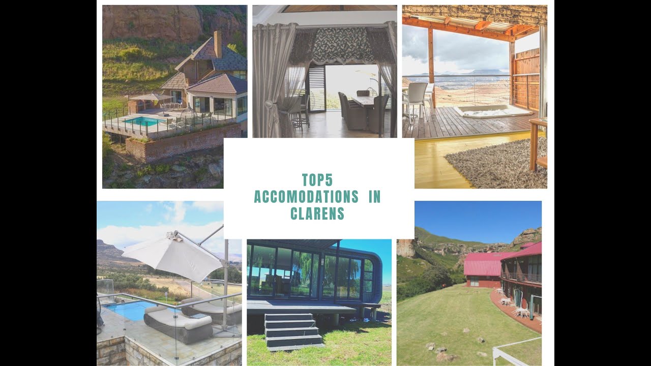 Top 5 Accomodations in Clarens, Free State | Shortleft | TourismSA |SA YouTuber