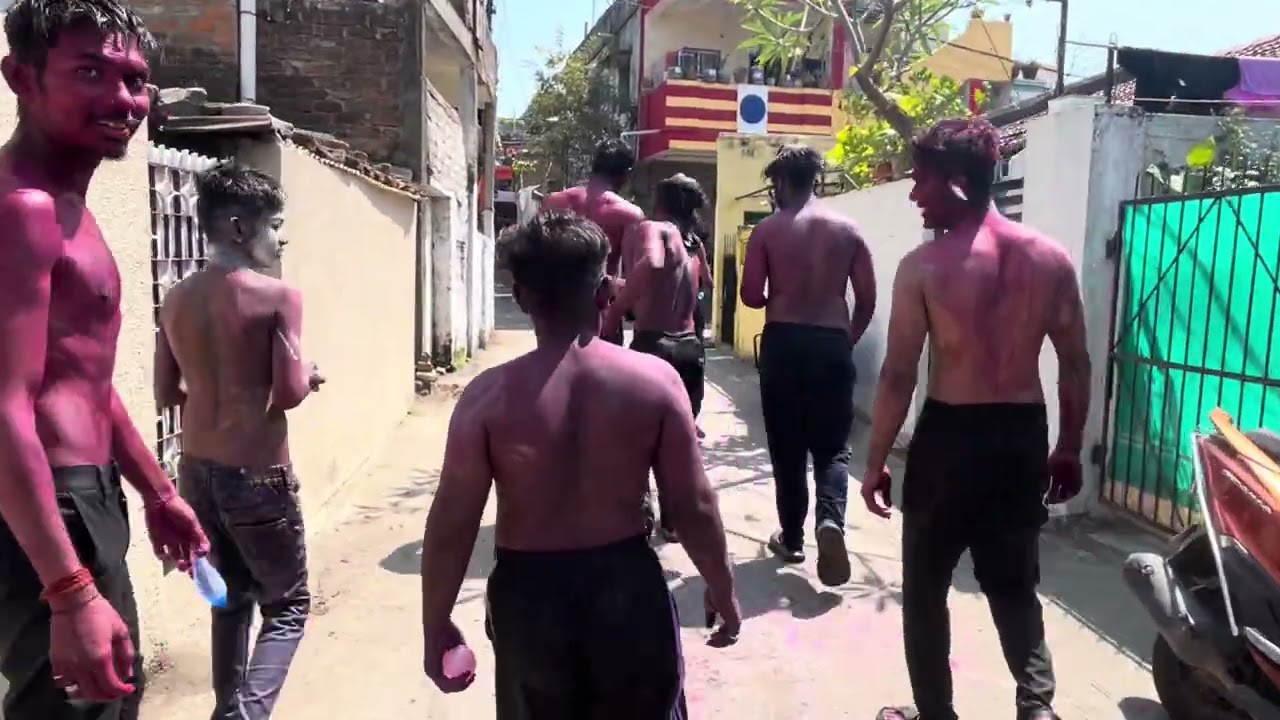 Holi with friends