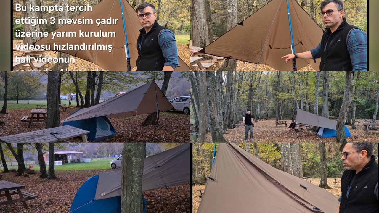 Bushlove Tarp İncelemesi - Kullanıcı Deneyimi - Çadır Üstü Tarp Kurulumu ve Yorumum. #tarp #kamp 