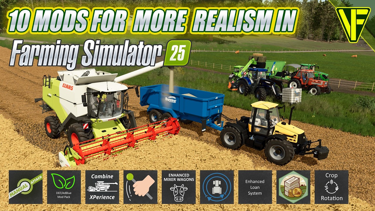 10 Mods That Make Farming Simulator 25 More Realistic