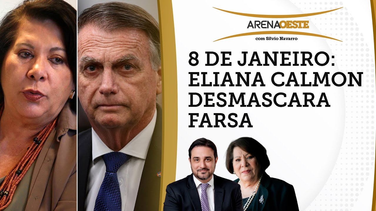 '8 de janeiro é narrativa para tirar Bolsonaro das eleições de 26', analisa Eliana Calmon