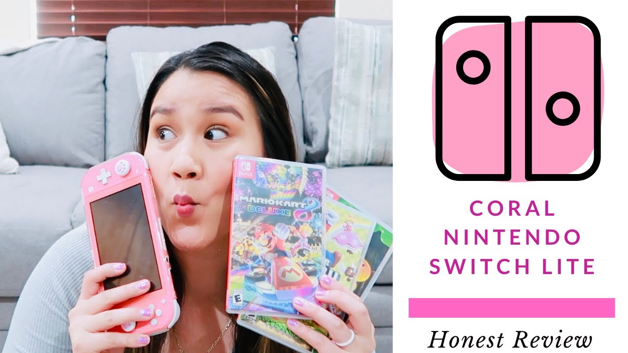 Coral Nintendo Switch Lite - Honest Review + Games I've been playing