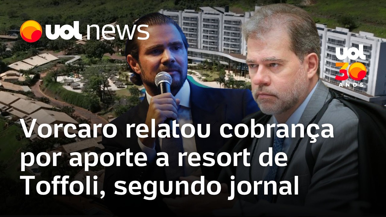 Vorcaro relatou ter sido cobrado para fazer pagamentos a resort ligado a Toffoli, diz jornal