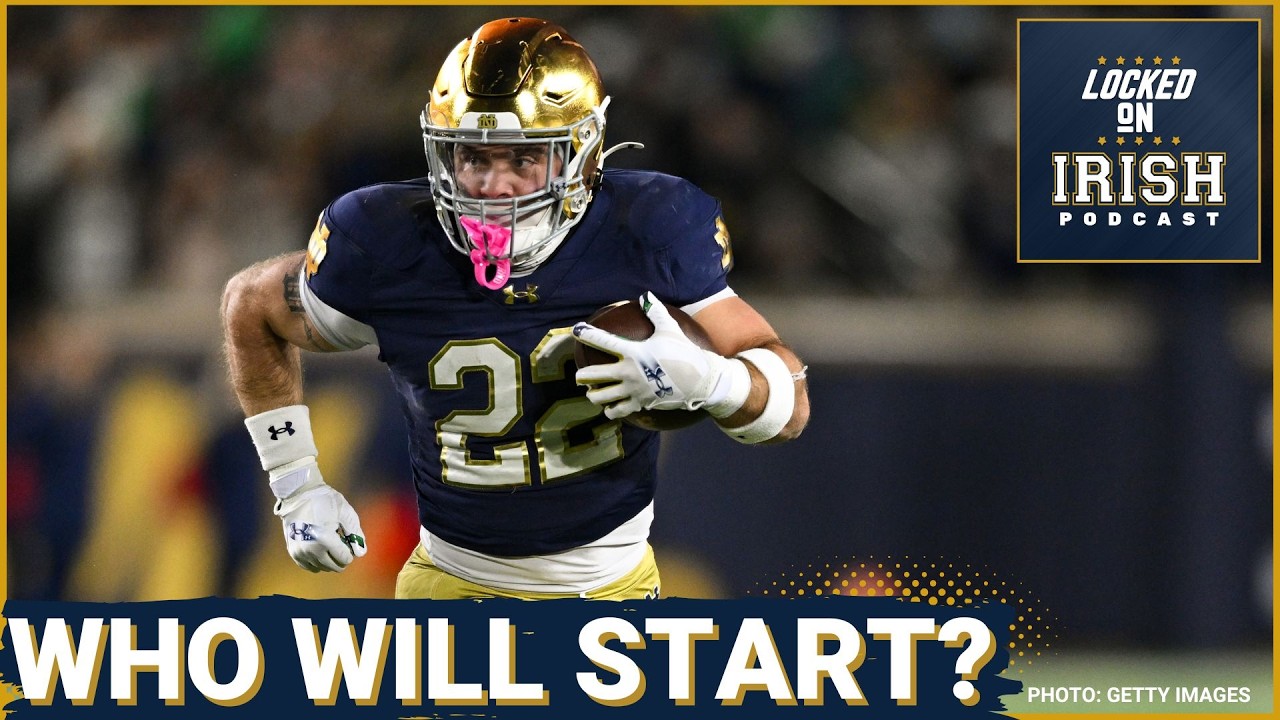 Notre Dame Offensive Depth Chart Predictions! QB Set, WR & OL Up for Grabs