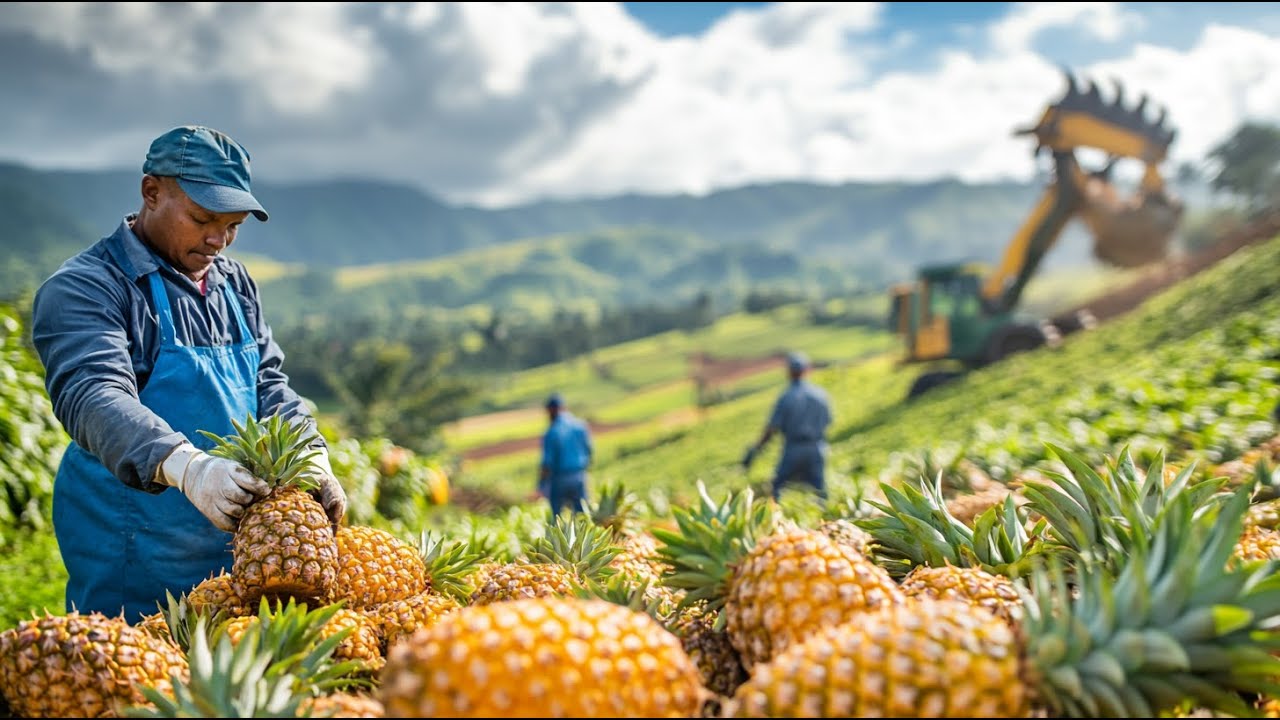 🍍 Inside Modern Food Processing: How 12.5 Tons of Pineapple Are Processed Efficiently