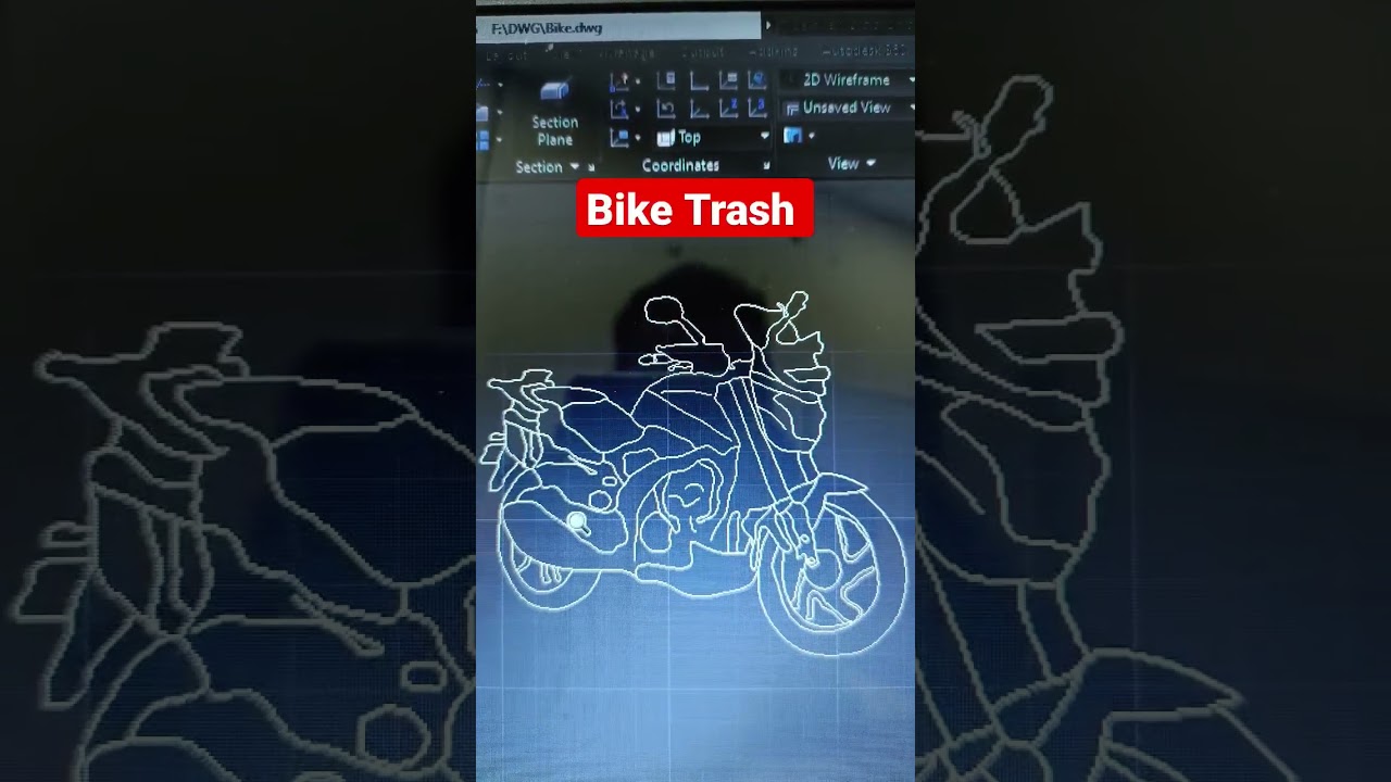 Auto CAD Bike Trash 🏍️