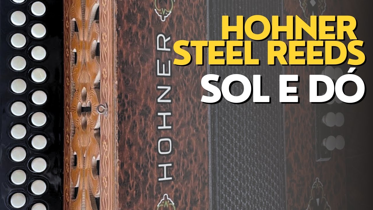 Gaita Ponto HOHNER STEEL REEDS SOL E DÓ