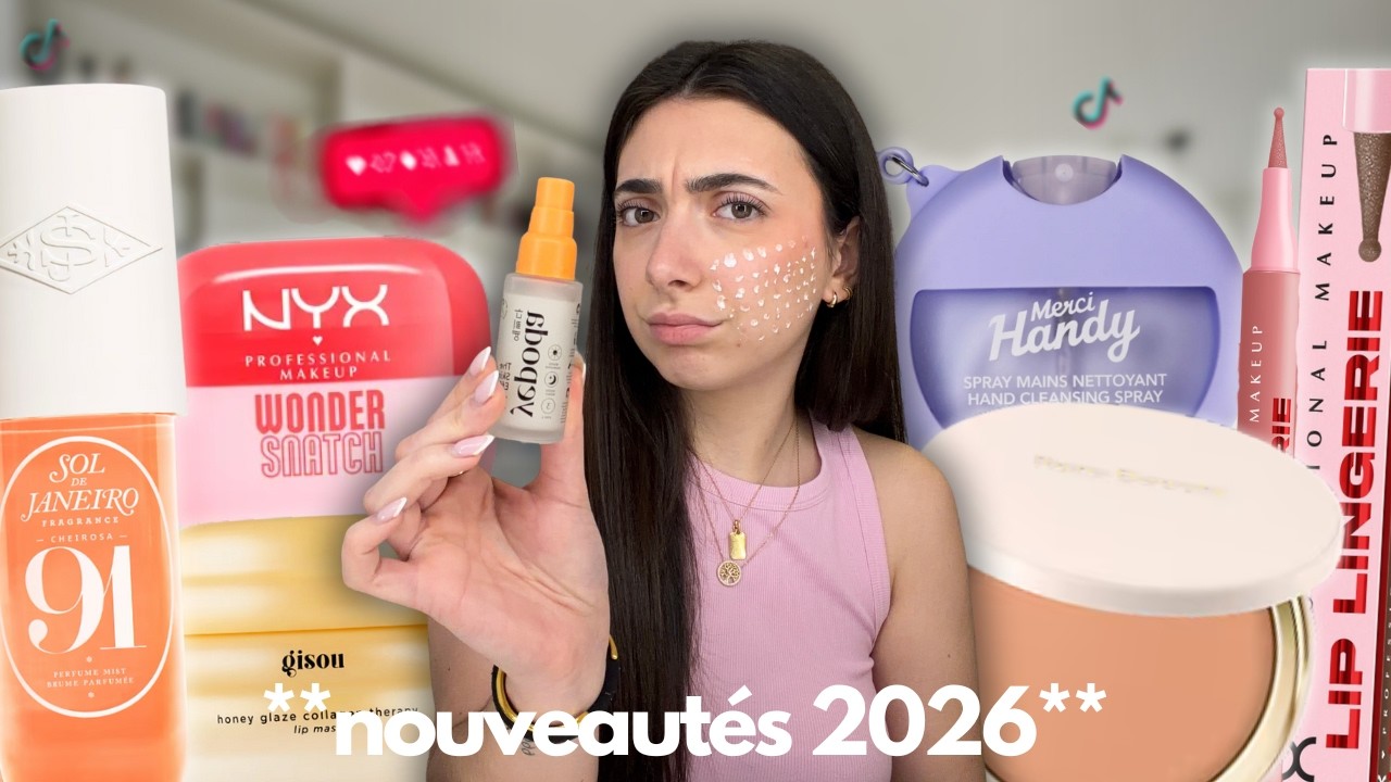 J’AI TESTÉ TOUTES LES NOUVEAUTÉS VIRALES DE 2026 😳 (Nyx cosmetics, Rare Beauty, Yepoda…)