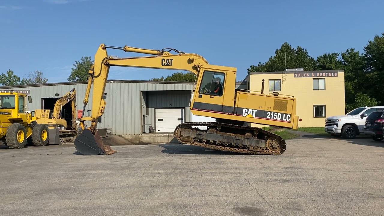 1991 CAT 215D LC EXCAVATOR!