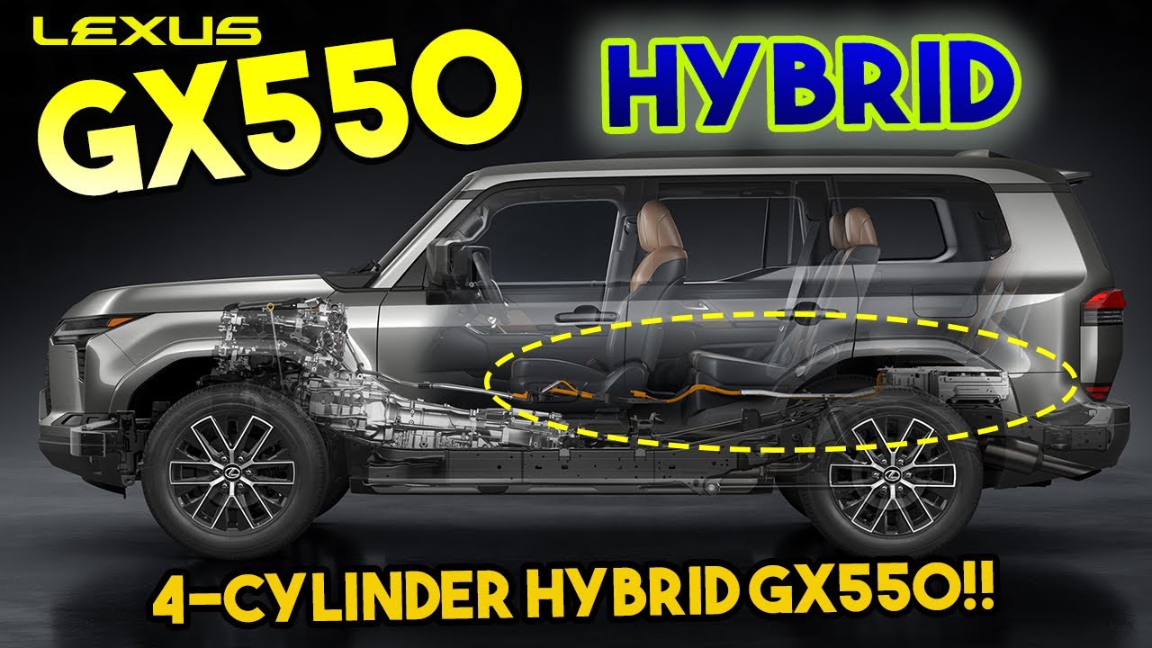 ГИБРИДНЫЙ 4-цилиндровый Lexus GX550 мощнее V8!