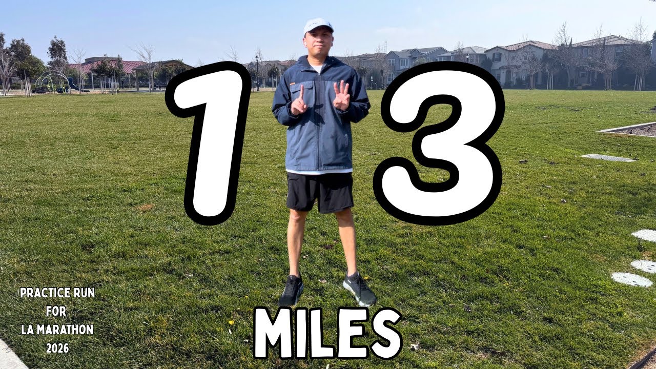 Half Marathon around our Neighborhood / Practice for LA MARATHON 2026 / Mountain House CA