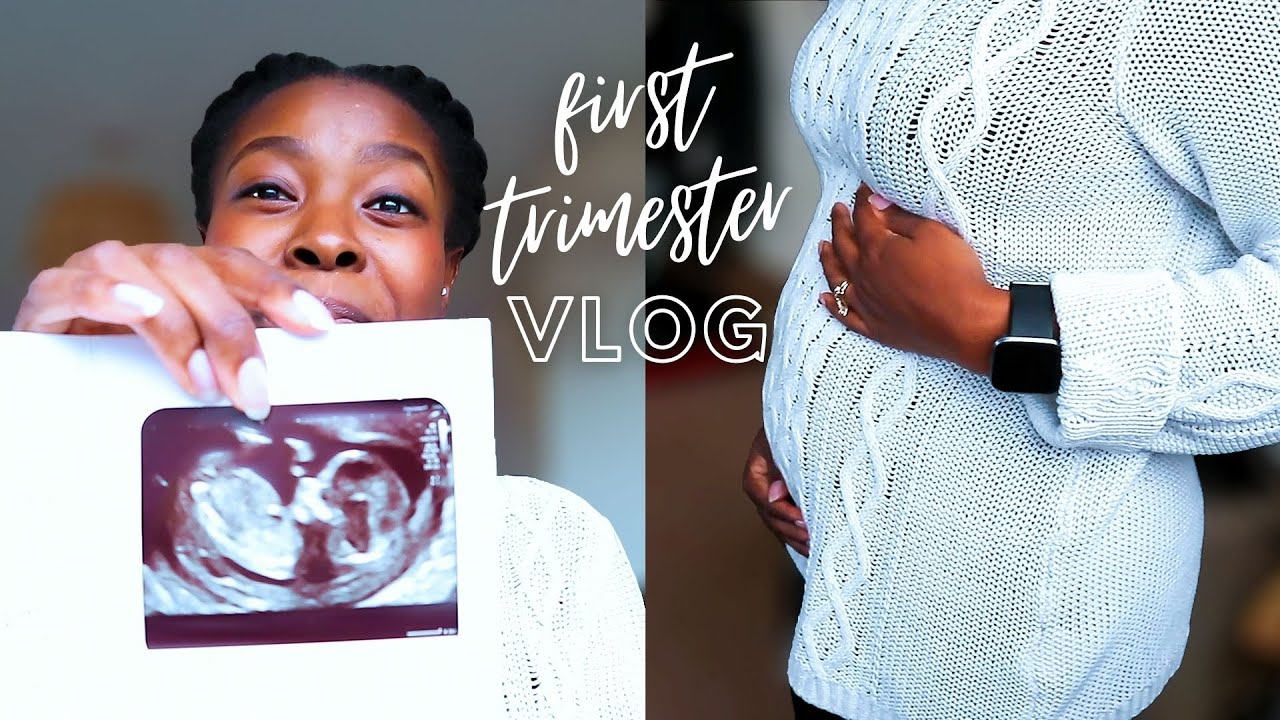 FIRST TRIMESTER VLOG - Early Pregnancy Symptoms, Cravings & 1st Scan