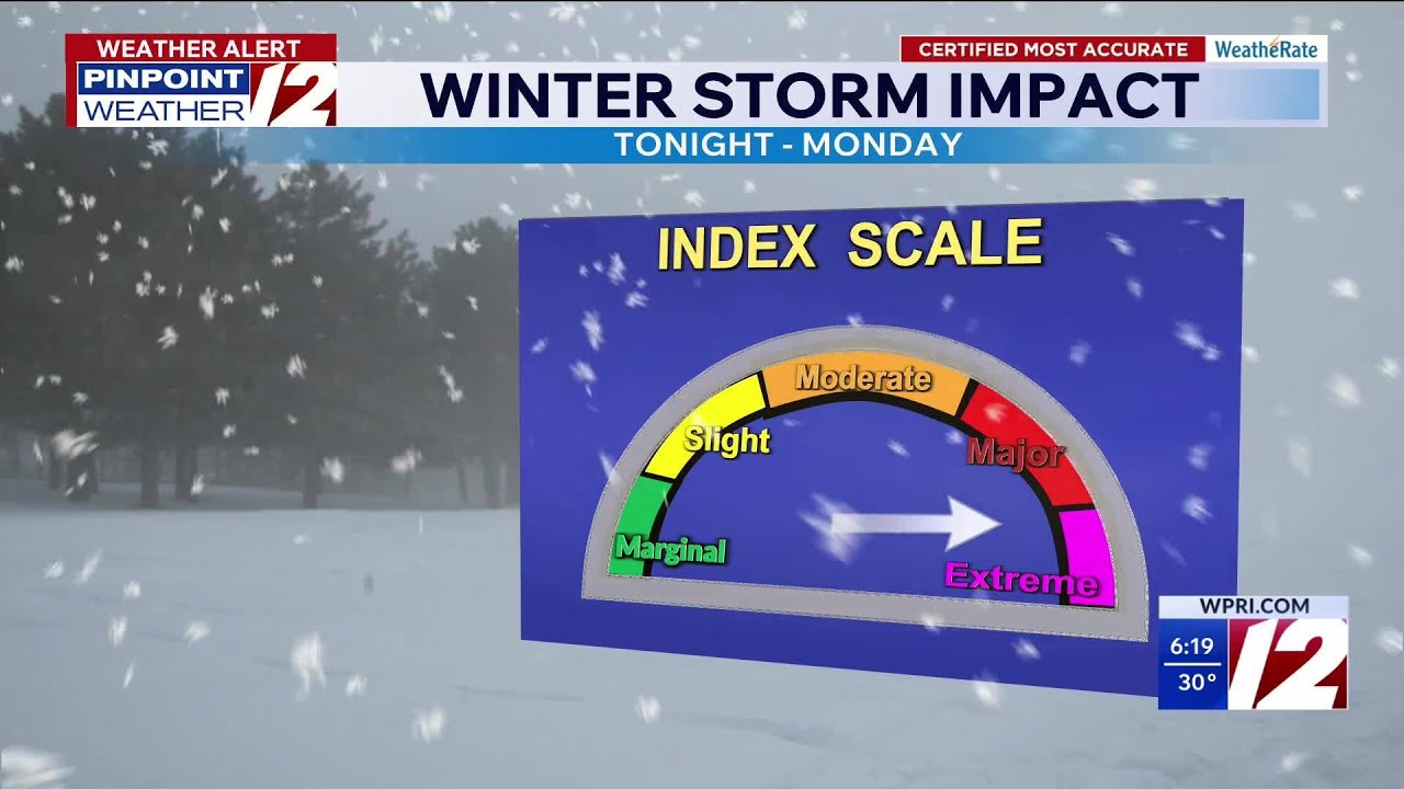 WPRI 12 Weather Forecast 2/22/26: Significant Winter Storm Tonight Through Monday