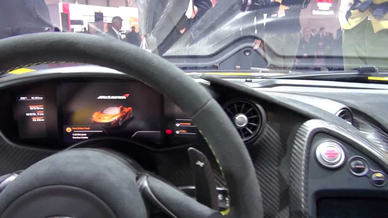 McLaren P1 seattime tryout Geneva 2013 with Gustav