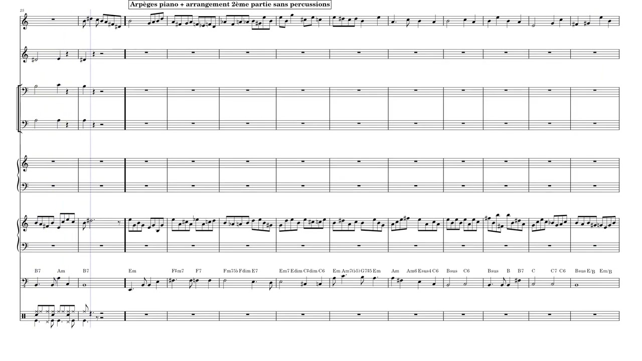 Prélude en E minor op 28 no 4 Frederic Chopin, travail FM Jazz 2 avec Ivan Baldet, Seyssinet-Pariset