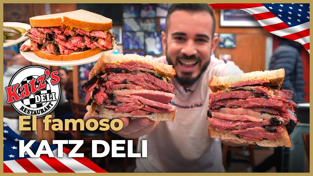 EL SANDWICH de PASTRAMI de KATZ DELI en NUEVA YORK.. LEGENDARIO!!