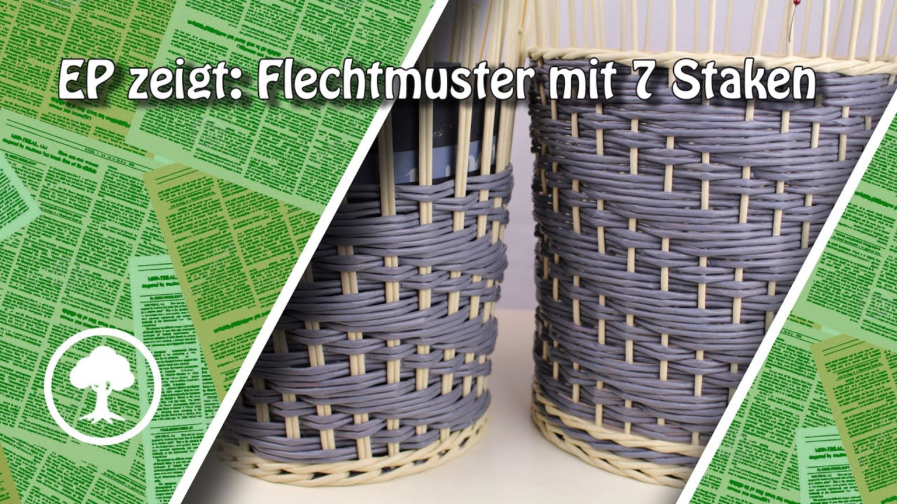 Flechtmuster mit 7 Staken, wunderschön