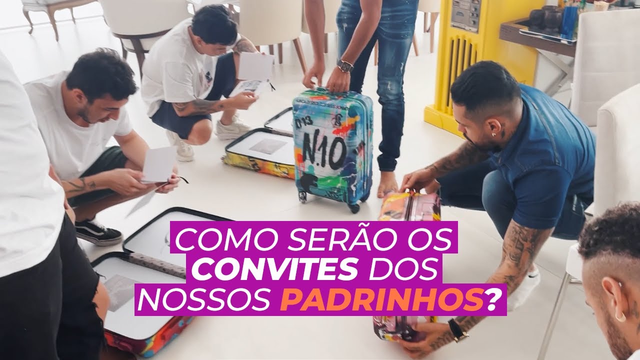 CONVITE DOS PADRINHOS - CASAMENTO BI COIMBRA E CRIS GUEDES - CONECTANDO EXTREMOS