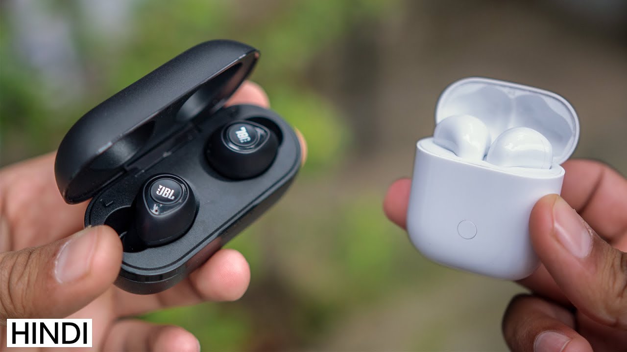 JBL C100 VS Realme Buds Air [HINDI]