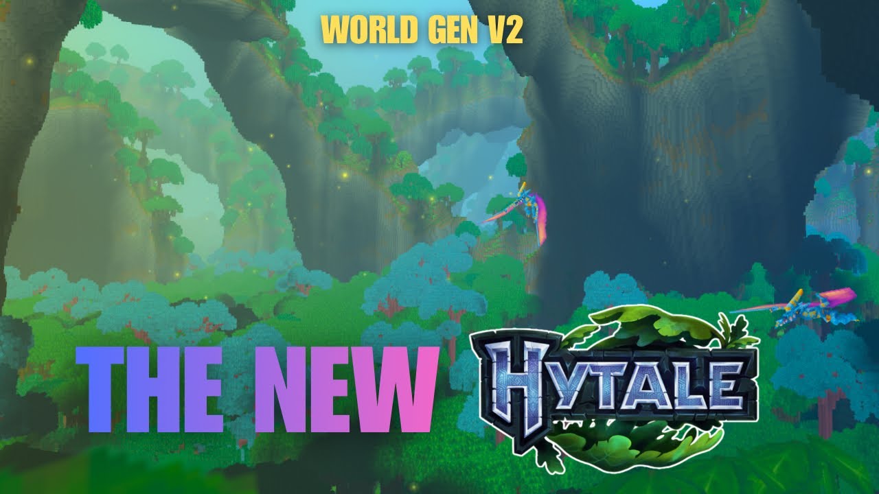 Hytale изменилась НАВСЕГДА&hellip; Эта генерация мира просто невероятна.