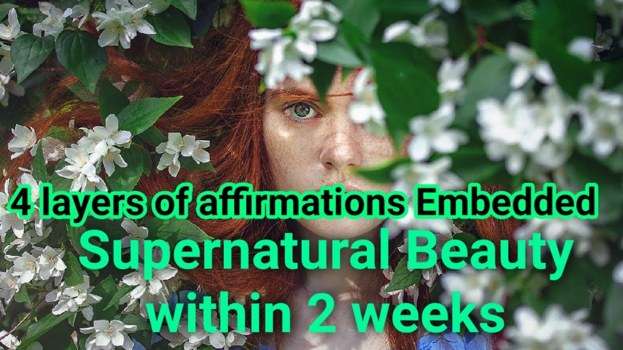 Supernatural Beauty within 2 weeks, 4 layers of hidden affirmations embedded. #infobeads