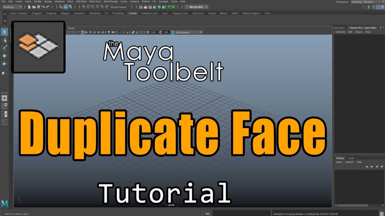 The Maya Toolbelt - Duplicate Face