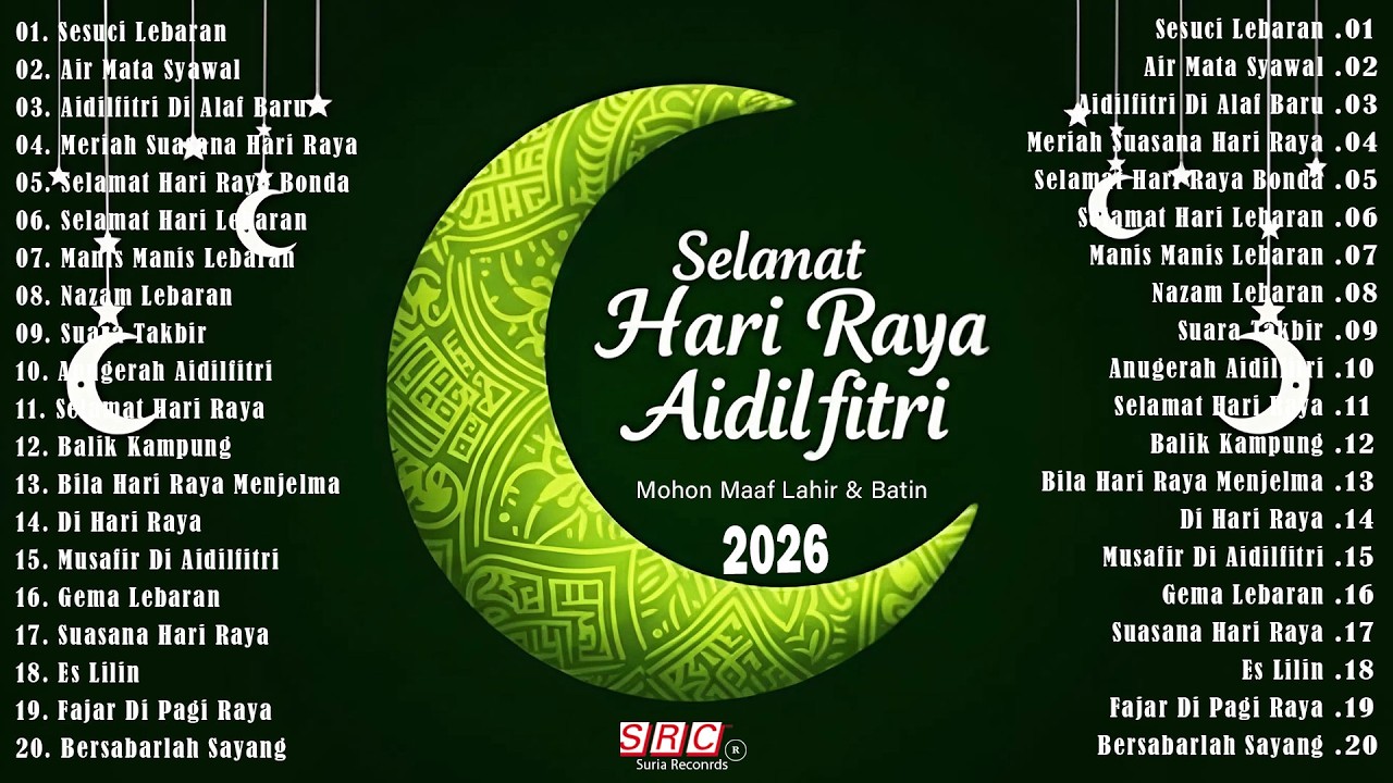 Lagu Raya 2026 Terbaik 🧨 Suasana Raya Penuh Kegembiraan | Koleksi Lagu Hari Raya Aidilfitri