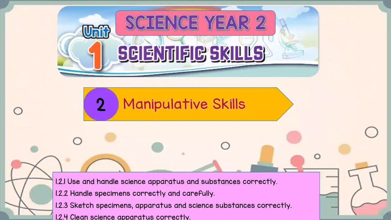 Science DLP Year 2 : Scientific Skill ( Manipulative Skills)