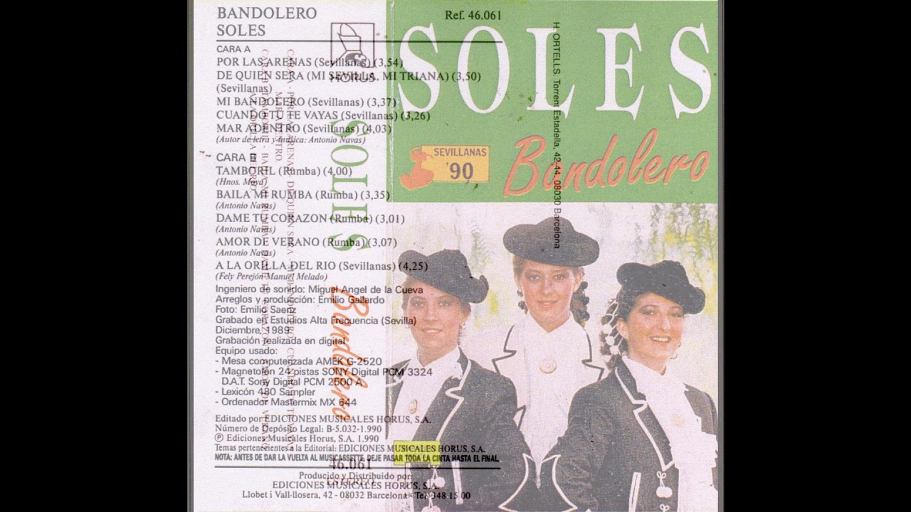 Soles   Bandolero   1990    04   Cuando tu te vayas