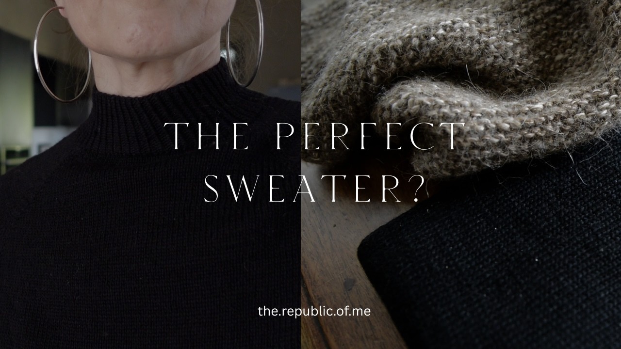House reset + styling a perfect handknit sweater / Life in my late 40s