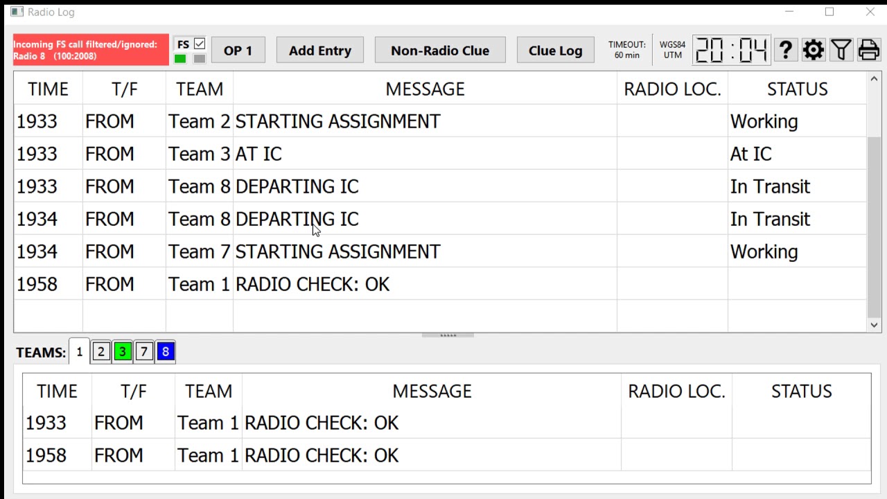 Radiolog FleetSync features