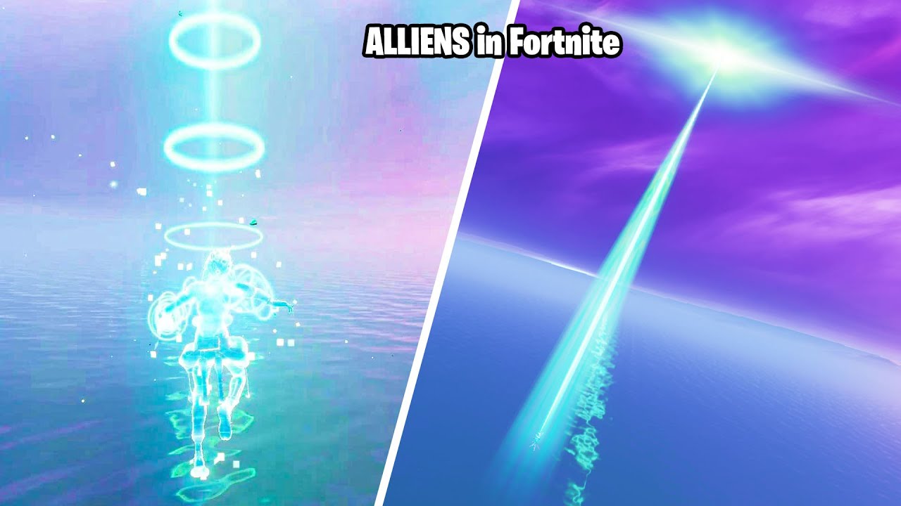 Can you Get Abducted By Aliens Outside Risky Reels in Fortnite - UFOs locations