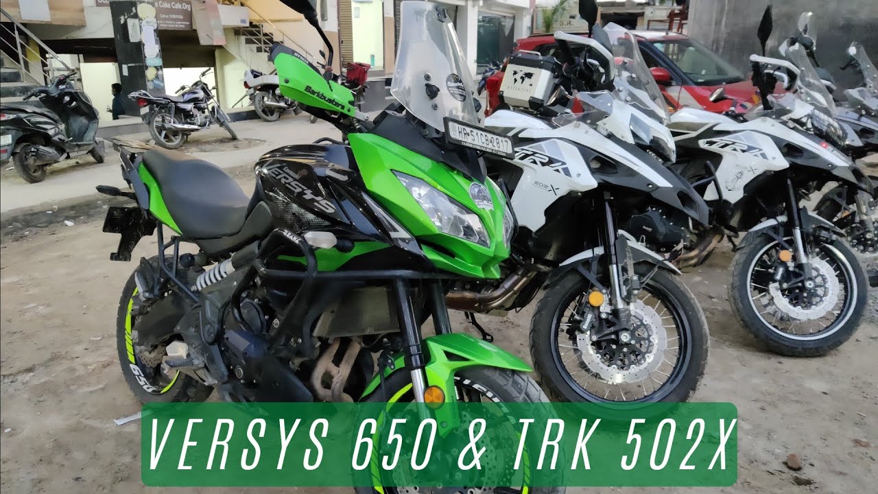 Kawasaki Versys 650 vs Benelli TRK 502 Ride Review, Walkaround, Specs Comparison & Exhaust Sound V69