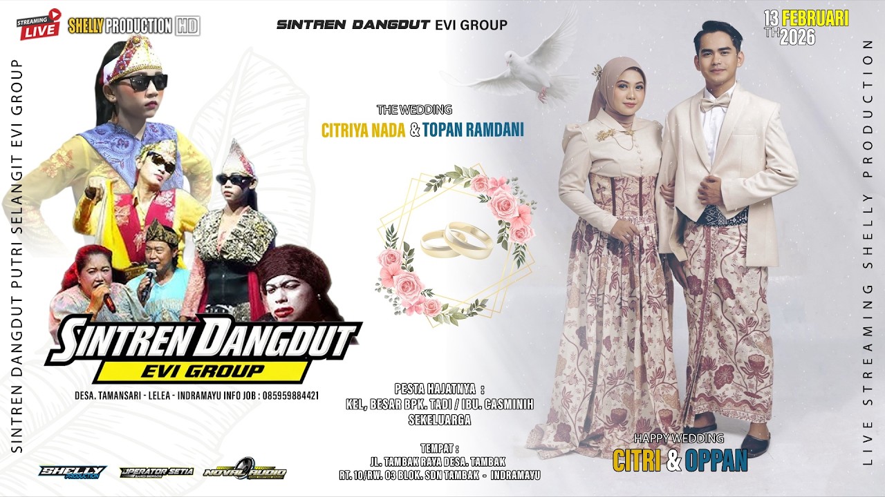 🔴 [LIVE] SINTREN DANGDUT EVI GROUP || SHOW IN DESA. TAMBAK - INDRAMAYU || 13 FEBRUARI 2026