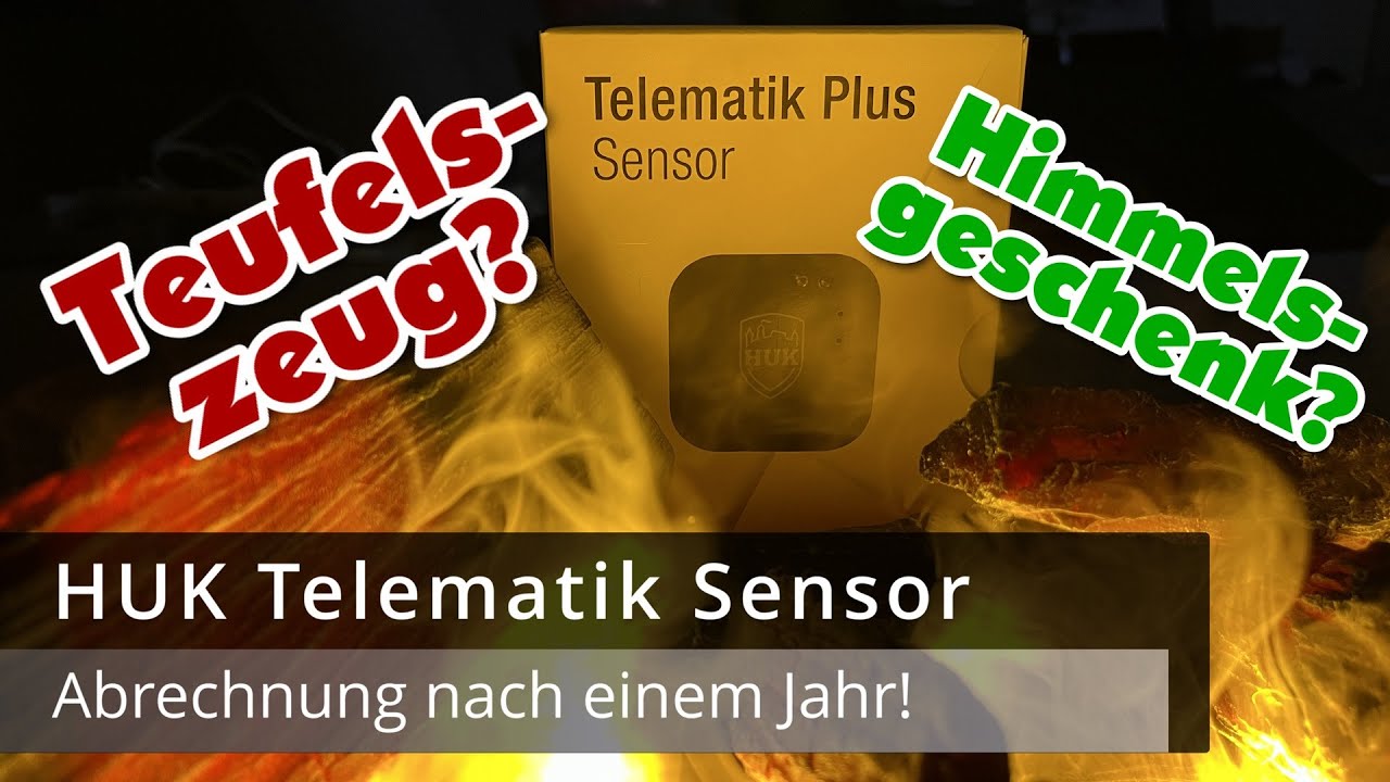 Telematik Sensor der HUK Coburg - Abrechnung 2023/2024