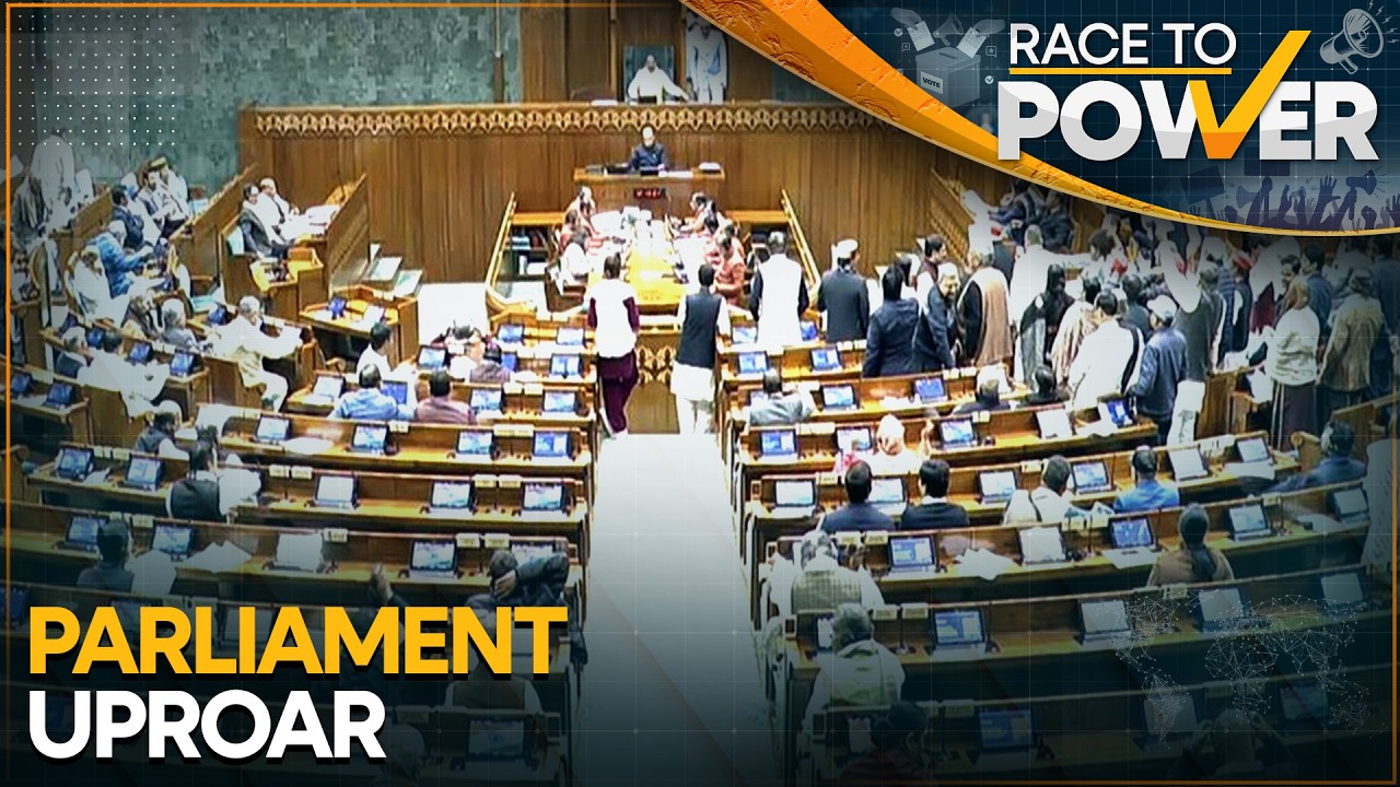 PM Modi's Jibe at Congress as Opposition Raises Slogans, Then Walks Out | Race To Power | WION