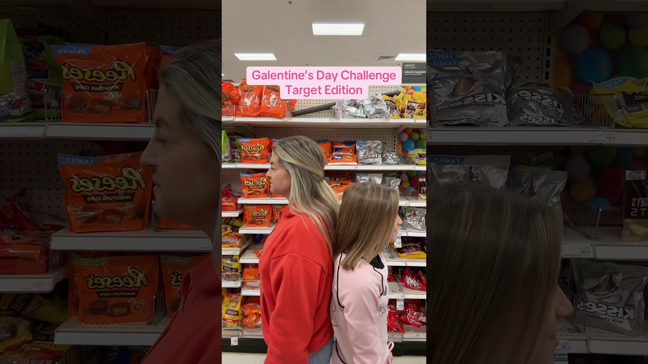 Not the lady walking through our video! #valentinesday #target #shopping #haul #makeup