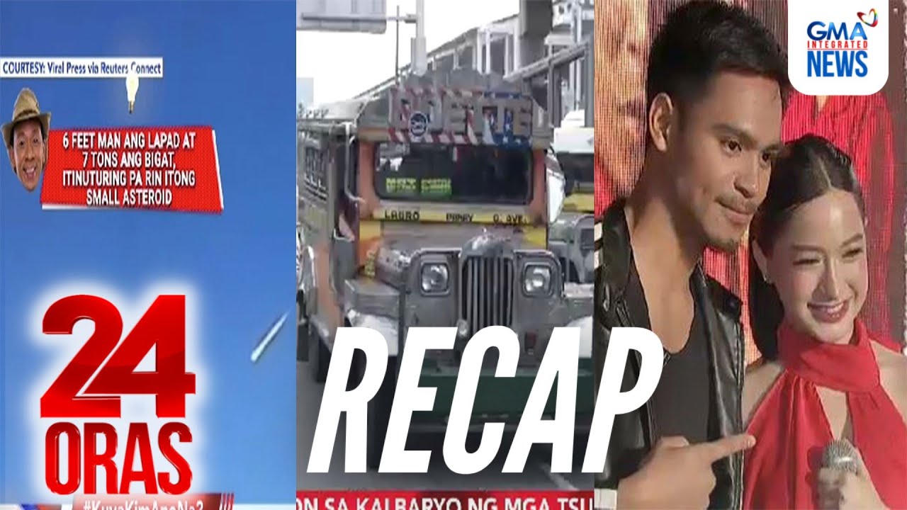 24 Oras: (Part 3) Pagtitiyak ni PBBM sa mga PUV driver; Fireball sa Amerika; atbp