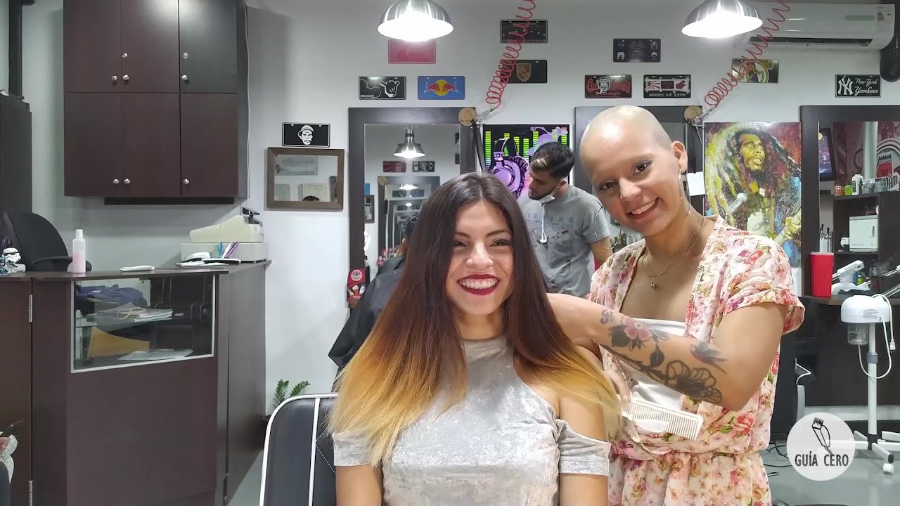 61 Isa: long, baldfront, bob, headshave, brows, faceshave