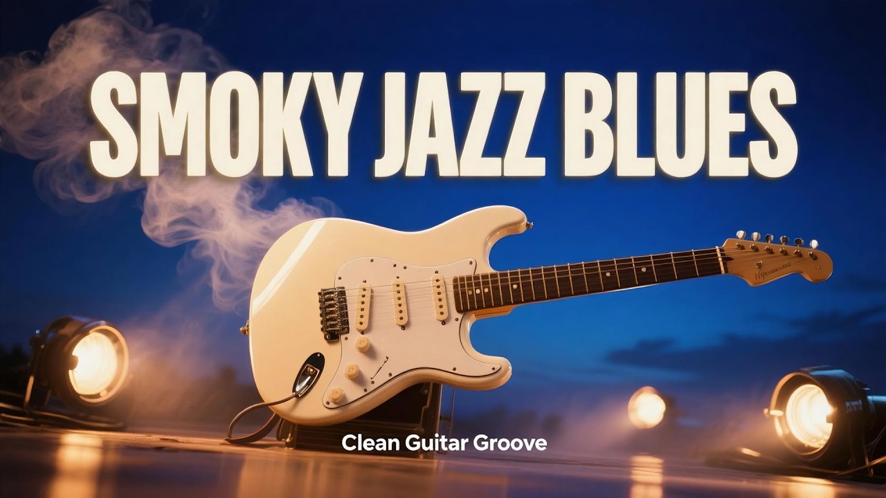 Smoky Jazz Blues Groove 🎸 Clean Guitar Instrumental